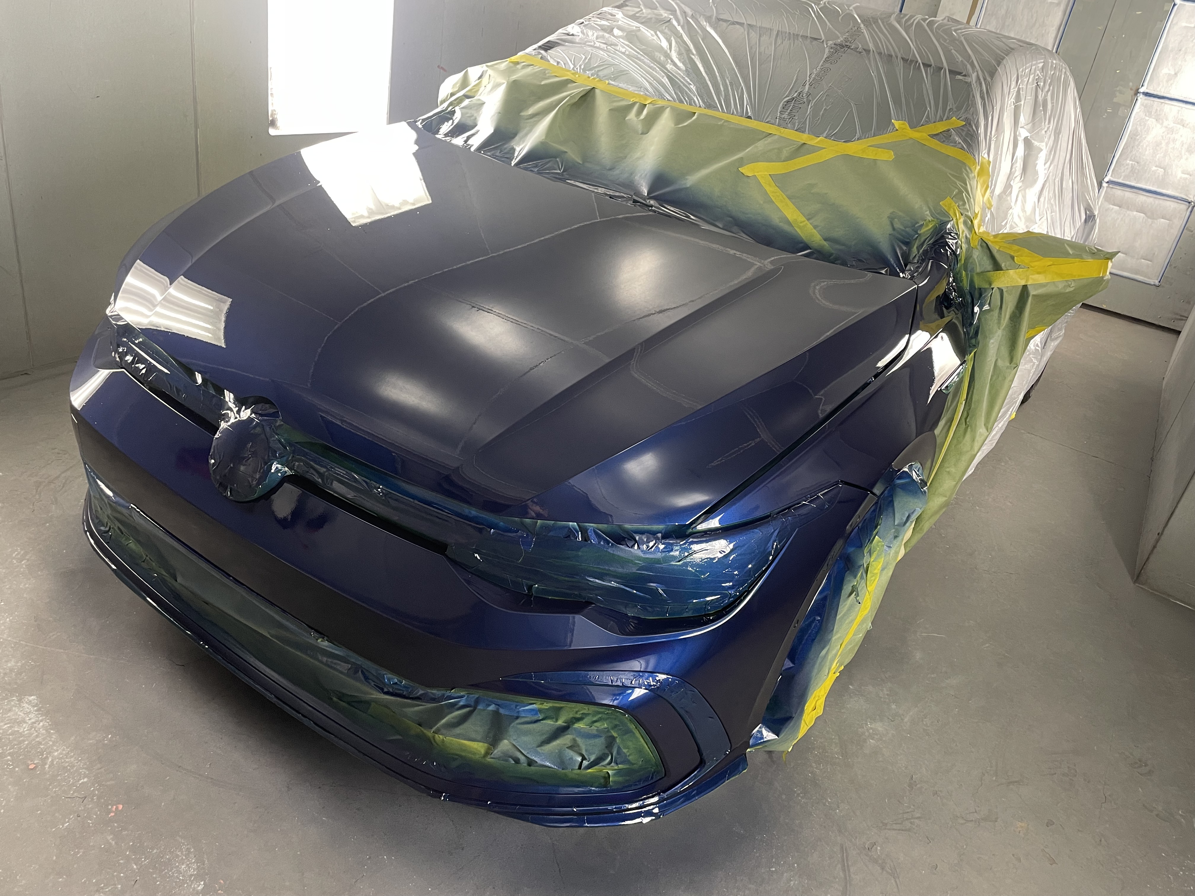 2024 GTI during body and paint work